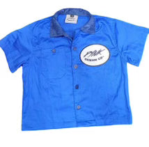 Pynk Denem Bowling Shirt